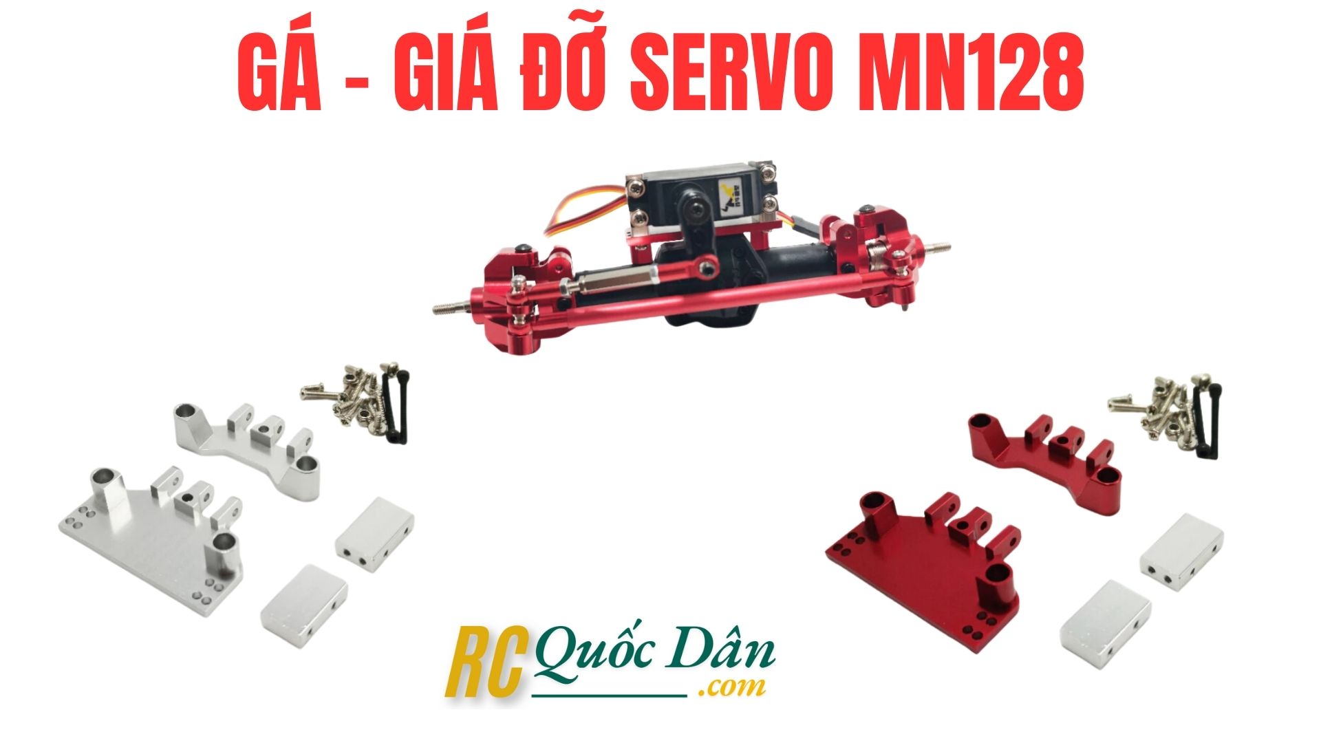 Gá - giá đỡ servo MN128 - rc quốc dân