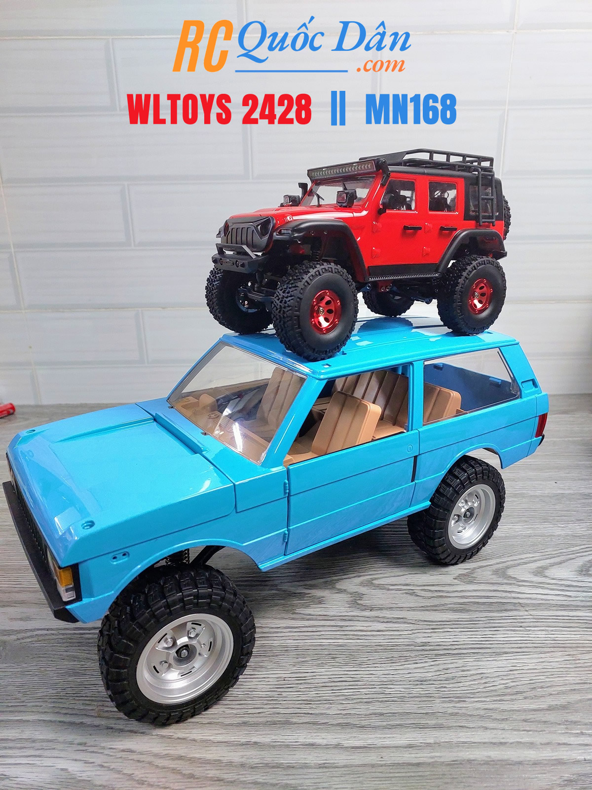 WLToys 2428 với MN168 WLToys 2428 với MN168