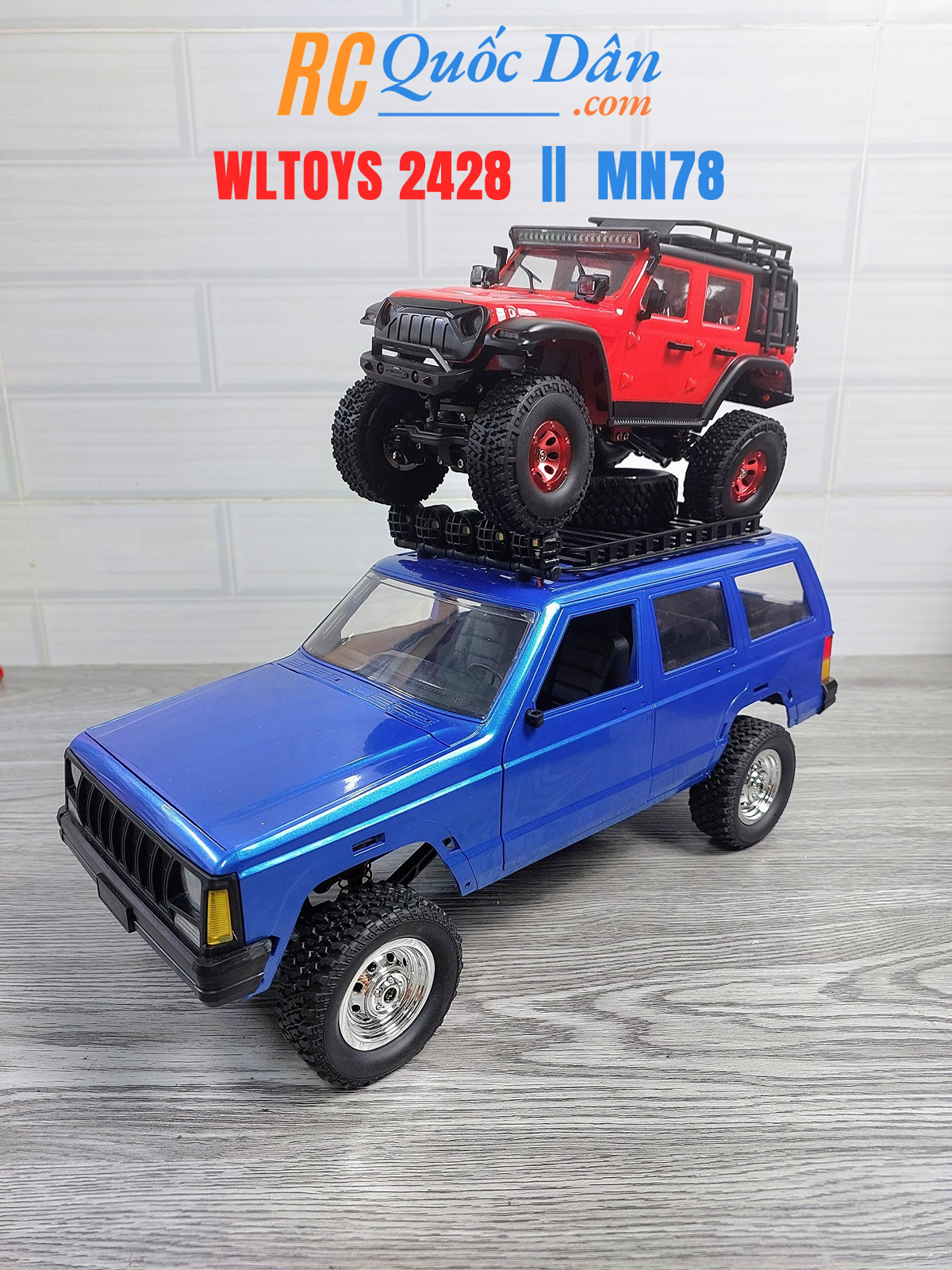 WLToys 2428 với MN78 WLToys 2428 với MN78