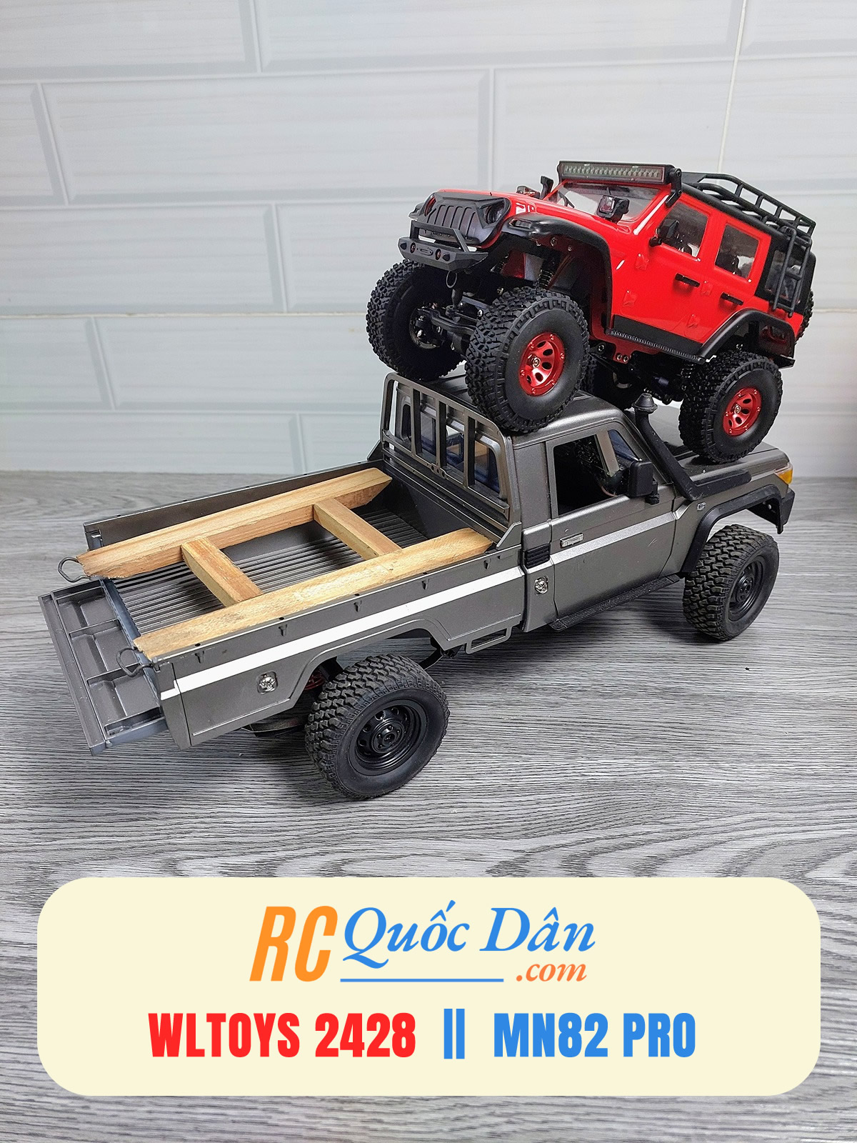 WLtoys 2428 với MN82 Pro WLtoys 2428 với MN82 Pro