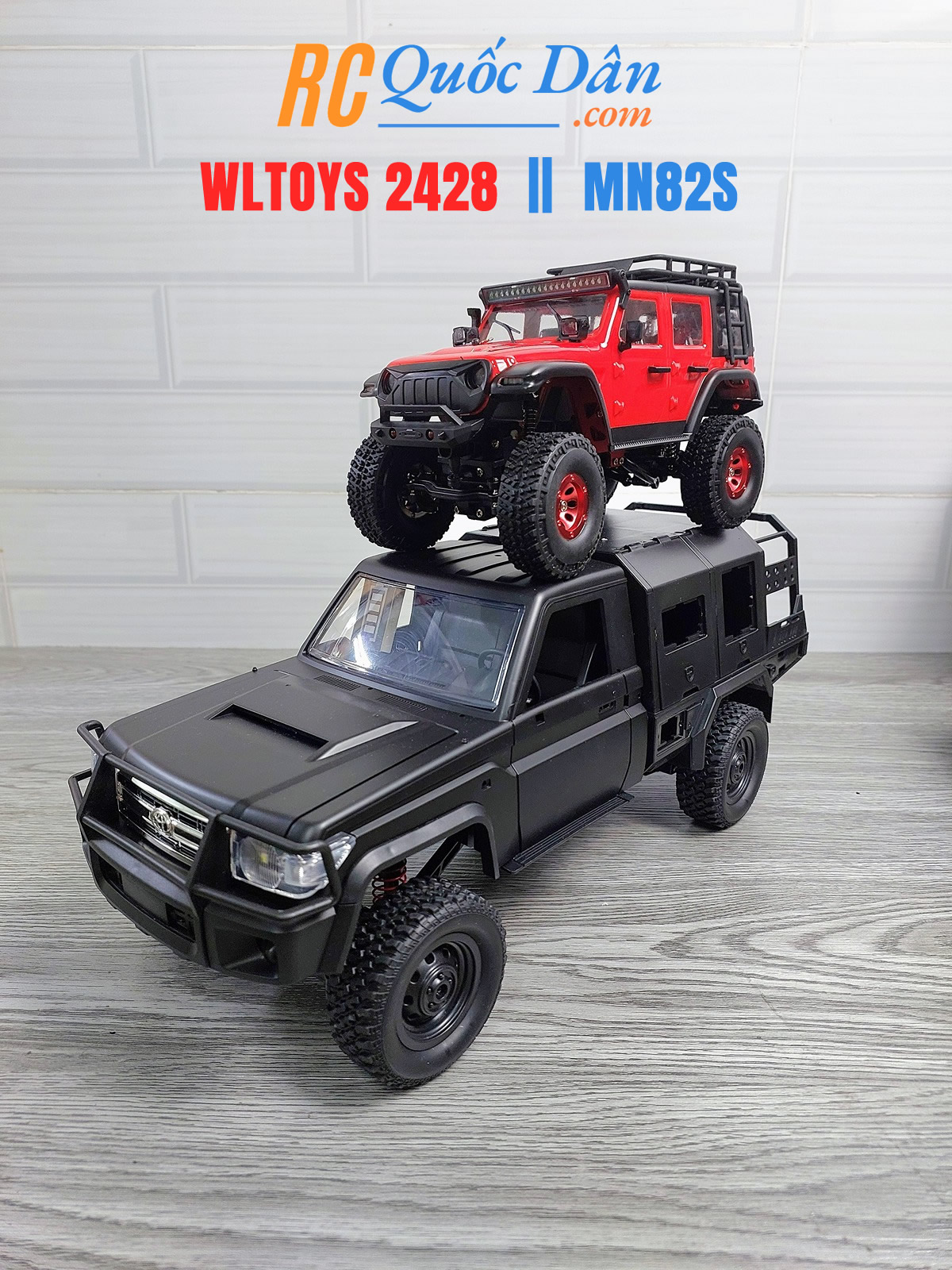 WLToys 2428 với MN82s WLToys 2428 với MN82s